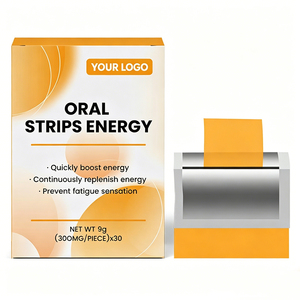 Tiras de Película Oral OEM de Disolución Rápida con L-Teanina, Creatina y <span class=keywords><strong>BCAA</strong></span> <span class=keywords><strong>para</strong></span> Apoyo Energético, Deportivo y del Sueño en Adultos - Product Image 1