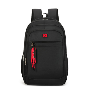 Men's <b>Backpack</b> <b>Large</b> Capacity 20-35L Interior Zipper Pocket Business Travel Solid Color Detachable Straps Spring 2023 - Product Image 4