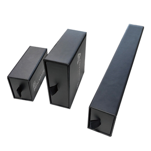 卸売磁気格安ブラック<span class=keywords><strong>7cm</strong></span>段ボールジュエリーボックス - Product Image 3