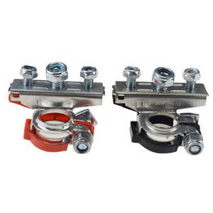 Tête de Pile de batterie <span class=keywords><strong>Automobile</strong></span> en laiton plaqué étain connecteur de batterie borne de batterie Positive et négative - Product Image 1