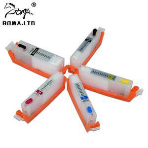 BOMA - Europe 5 couleurs PGI530 CLI531 <span class=keywords><strong>Cartouche</strong></span> <span class=keywords><strong>d</strong></span>'<span class=keywords><strong>encre</strong></span> vide avec puce compatible pour imprimante <span class=keywords><strong>Canon</strong></span> <span class=keywords><strong>PIXMA</strong></span> TS8750 TS8751 - Product Image 1