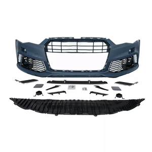 Kit carrosserie style RS6 pour <span class=keywords><strong>Audi</strong></span> A6 S6 C7 C7.5 2012 2017 2018, pare-chocs avant facelift avec calandre noire, pour modèles 16-18 A6 S6 - Product Image 4