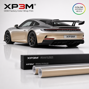 ฟิล์มใสกันรอยรถยนต์ XP3M Dawn Gold OEM Gloss TPU สีทองเงา หนา 7.5 มิล ซ่อมแซมตัวเองได้ ป้องกันรอยขีดข่วน ป้องกันสีเหลือง พร้อมช่องระบายอากาศ - Product Image 2