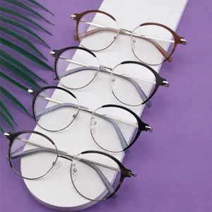 Acetate Metal Frame Eyewear Optical Glasses Women Wholesale Factory Supplier Manufactures Optical Frames