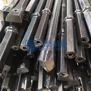 Rock Drilling Tools Hex22*108mm Chisel Head Manufacture Integral Drill Rod