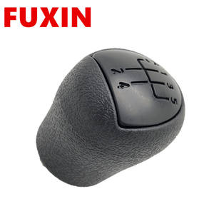 Poignée de levier de vitesses Fuxin pour Renault Clio II Clio Kangoo Logan, cuir noir, design ergonomique - Product Image 1