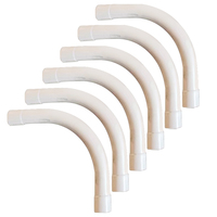 Coude de conduit en PVC 20mm 25mm 32mm, raccord de tuyau coudé à 90 degrés pour installation électrique