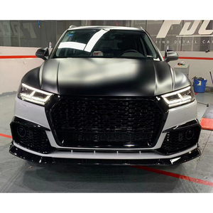 Kits de pare-chocs avant pour <span class=keywords><strong>Audi</strong></span> Q5 SQ5 2018-2021, mise à niveau de style RSQ5, kits de carrosserie avec lèvre avant, kit de conversion - Product Image 6