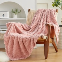 Plaid en flanelle jacquard écaille de tortue, doux, anti-boulochage, pour canapé et lit, toutes saisons, usage domestique