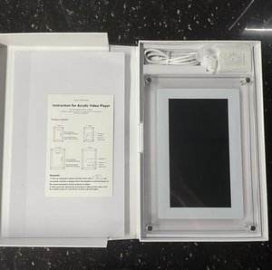 Wholesale Dropship 5 7 10 Inch Art Acrylic Digital Photo <b>Frame</b> NFT Video Object Transparent Digital <b>Frame</b> Photo And Video - Product Image 4