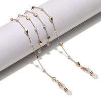 Chaîne de lunettes antidérapante en métal, collier porte-lunettes, fabrication soignée, sangle pour lunettes, accessoires pour femmes