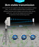 Point d'accès WiFi extérieur Comfast 3KM longue portée, mini 300Mbps 5GHz, antenne, pont CPE sans fil, communication réseau
