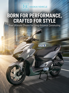 Scooter à essence Vario 125cc avec un nouveau design, vitesse maximale de 80 km/h, moteur refroidi par air, frein à disque pour adultes, certifié EPA - Product Image 4