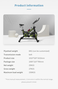 Bicicleta estacionaria de material de acero para gimnasio en casa, bicicleta de <span class=keywords><strong>spinning</strong></span> para ejercicio - Product Image 6
