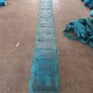 2024 nouveau produit spot en acier inoxydable fer crabe cage de pêche filet de pêche cage de pêche - Product Image 3