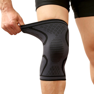 Gran oferta 2025, rodillera de compresión de alta elasticidad en Fitness, <span class=keywords><strong>rodilleras</strong></span> de seguridad, rodillera atlética antideslizante - Product Image 4