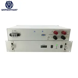 110Vdc ถึง24VDC 10A 20A 30A 40A 50A 60A 19นิ้ว2U Rack Mount Telecom DC-DC Converter รับประกัน1ปี