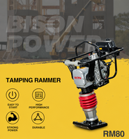 BISON (CHINE) Compacteur à piston 7 CV, force d'impact 10 KN, pour terrassement et compactage de sols, certifié CE