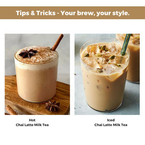 Tè Chai Biologico OEM con Spezie, Probiotici, Reishi, Ashwagandha, Tè Chai Speziato Masala, Latte al Tè con Latte di Cocco - Product Image 5