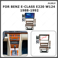 Marco de Monitor DE REPRODUCTOR DE DVD para coche Android de diseño antiguo de madera de 9 pulgadas para BENZ 1988 E220 W124 1992-GPS RGB Cable Canbus portátil