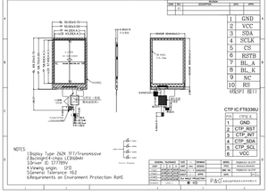 Polcd 2.8 inch TFT hiển thị 240x320 st7789v 10pin SPI giao diện cảm ứng điện dung màn hình 2.8 "<span class=keywords><strong>LCD</strong></span> module - Product Image 4
