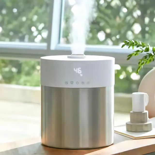 4L Innovative Korea Design New Ultrasonic Cool Mist Steel Air Humidifier For Home And Health