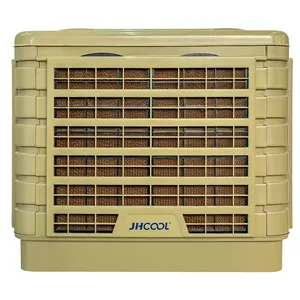 JHCOOL Pendingin Air 18000m3/H, Kontrol Inverter Pendingin Dinding Lcd dengan Pendingin Udara