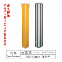 Protection d'angle réfléchissante Xinhong Arrow Sign pour murs, anti-rayures, pour routes urbaines et parkings, sans alimentation électrique