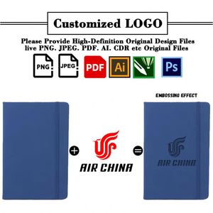 Custom <b>Printing</b> Hardcover A5 A6 Pu Gift Logo Unique Notebook Journal Planner Book Notebooks Customizable - Product Image 2