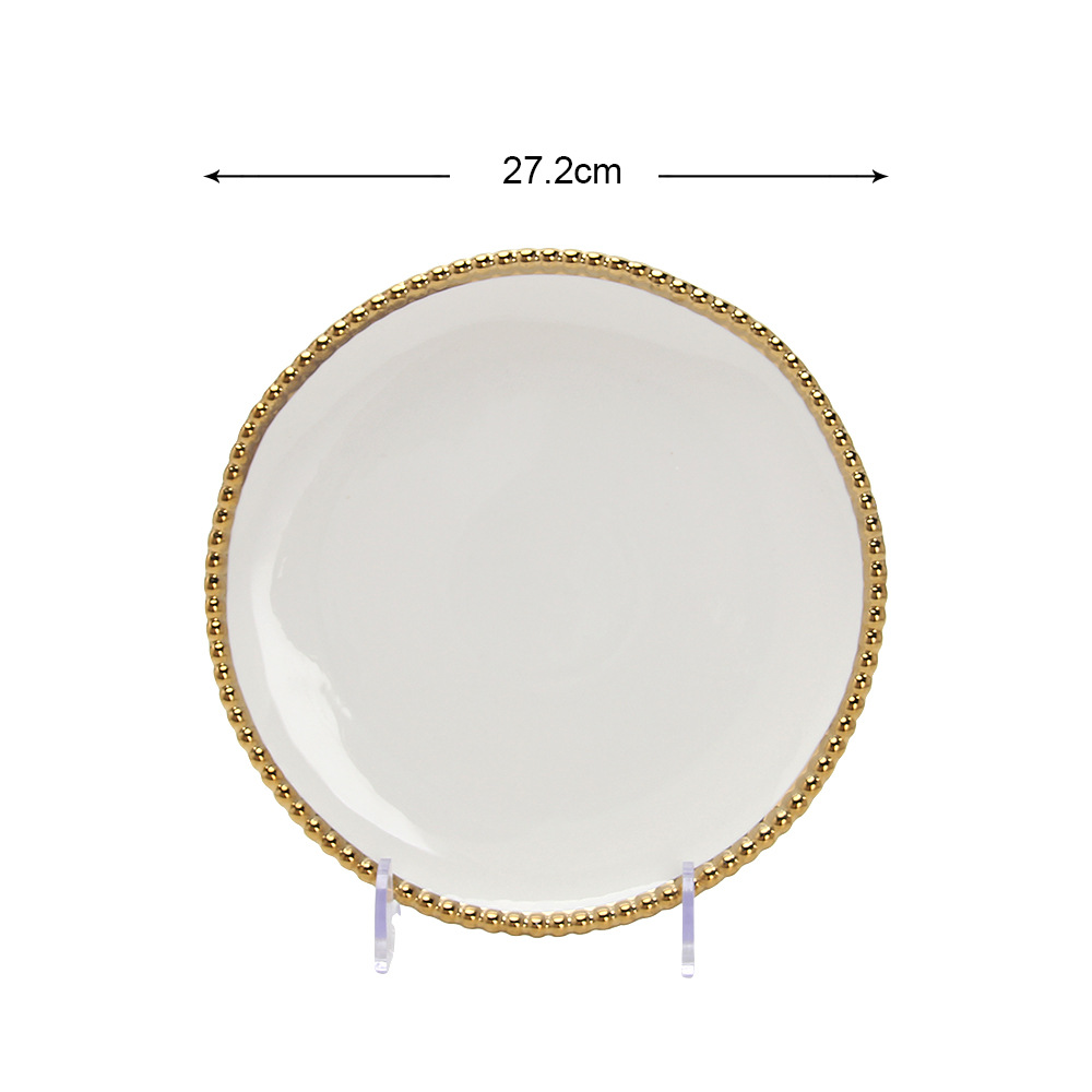 A-Plaque dorée 10 pouces