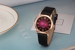 Của phụ nữ sang trọng cổ tay đồng hồ với Trung Quốc <span class=keywords><strong>SL68</strong></span> thạch anh phong trào của phụ nữ ăn mặc xem với dây đeo bằng da - Product Image 4