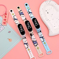 Montre pour enfants populaire, LED électronique numérique, dessin animé, montre-bracelet pour enfants, mignonne, vente en gros, personnalisée, simple, classique, en plastique