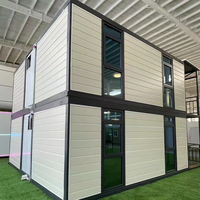 Maison préfabriquée élégante de 30 pieds avec 3 chambres, maison modulaire blanche, couleur personnalisée, maison conteneur extensible