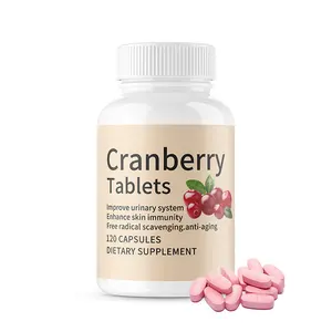 Chất lượng cao Cranberry chiết xuất máy tính bảng collagen tự nhiên tổng hợp da chống lão hóa Cranberry bột kẹo cho chế độ ăn uống bổ sung