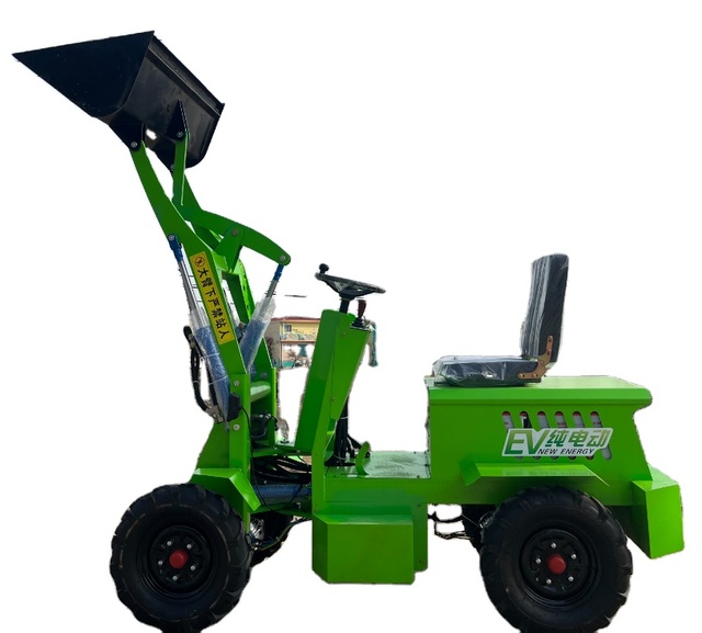 1.8 Ton Small Farming Cheap Electric Mini Front End Compact Lithium Battery Wheel Loader Electric Wheel Loader