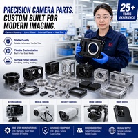 Pièces de caméra de précision personnalisées, services de fraisage et de tournage CNC pour les systèmes d'imagerie modernes, fabrication OEM de haute précision