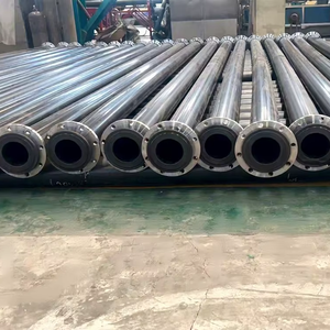 צינורות ביוב UHMWPE/צינור פלסטיק UHMW PE/צינור UHMW PE ASTM 6 מ\\\"מ עמיד בלחץ גבוה ועמיד בפני קורוזיה לתהליכים תעשייתיים - Product Image 1