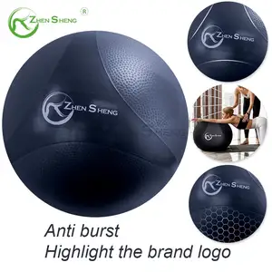 Zhensheng Anti-Burst PVC-Material 55 cm 65 cm 75 cm Fitness-Yoga-Übungsball für Körpertraining