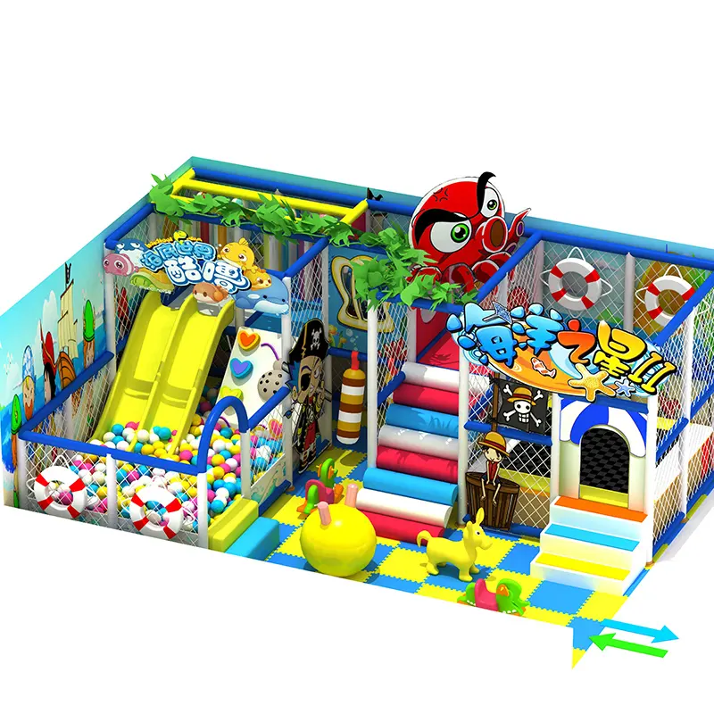 High Quality commercial Children Amusement Park Indoor Playground Equipment for 2-6 years old kids