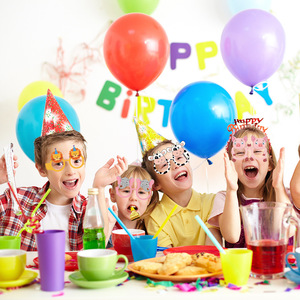 動物をテーマにした紙メガネかわいい豚ライオン牛象パーティー写真用小道具 & デコレーションケーキデコレーション用品 - Product Image 3