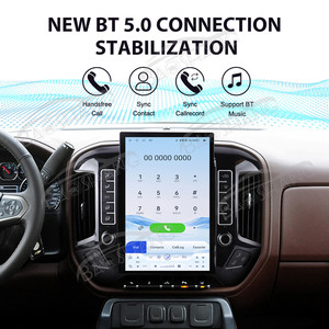 Baoshang 14,5' Android pour <span class=keywords><strong>Chevrolet</strong></span> <span class=keywords><strong>Silverado</strong></span> 2013-2019/GMC-Sierra <span class=keywords><strong>2014</strong></span>-2020 Écran vertical Lecteur vidéo de voiture Radio de voiture GPS - Product Image 6