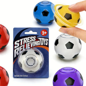 Spinner de Fidget con Forma de Balón de Fútbol, 4.6cm, Mini, 5 Colores, Juguete Antiestrés para Aficionados, Regalo Personalizado al por Mayor - Product Image 1