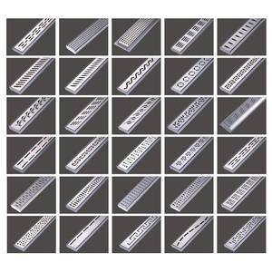 Aquacubic <span class=keywords><strong>Siphon</strong></span> de sol en acier inoxydable de 30 pouces Drain de sol linéaire pour salle de bain - Product Image 6