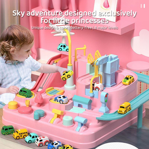 LEZA BABY 2026 Nouveauté : Ensemble <span class=keywords><strong>de</strong></span> Jeu Éducatif Aventure Spatiale pour <span class=keywords><strong>Enfants</strong></span> – Voiture Inertiale Coulissante avec Circuit et Parking pour Garçons et Filles - Product Image 2