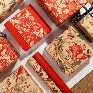 Wholesale <b>Christmas</b> Gift Wrapping <b>Paper</b> 43*300 cm Kraft <b>Paper</b> Wrapping <b>Paper</b> - Product Image 6