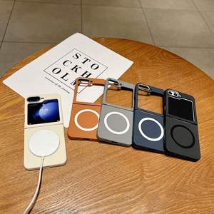 Nouvel arrivage <span class=keywords><strong>Coque</strong></span> de téléphone portable magnétique puissante de luxe Housse pliable pour <span class=keywords><strong>Samsung</strong></span> Z <span class=keywords><strong>Flip</strong></span> 7 6 5 4 <span class=keywords><strong>3</strong></span> <span class=keywords><strong>Coque</strong></span> antichoc pour téléphone portable - Product Image 4