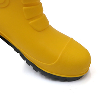 Bottes de sécurité en acier pour la pluie |   Bottes de travail anti-écrasement et résistantes à l'huile pour la construction et l'agriculture