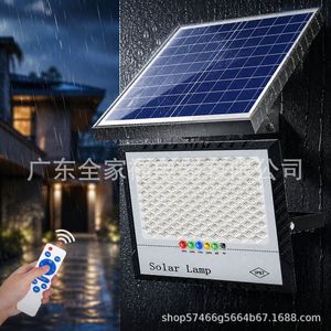Lámpara Solar LED de Pared 12V DC para Exteriores, Impermeable, con Control Remoto para Iluminación de Jardín y Patio - Product Image 1