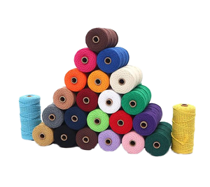 Bán Buôn 3Mm 4Mm Bông Macrame Dây Không Thấm Nước Tráng Bện Lashing Sợi Dây Thừng Với Kim Loại Màu Sáp Sợi Dây Thừng Cho Túi Xách Hàng May Mặc Giày - Product Image 2