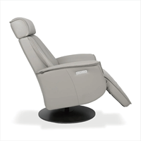 Chaise longue rotative en cuir au design moderne haut de gamme sans vente en gros